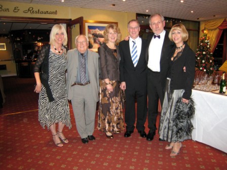 Carole and Colin Langley, Pam and John Delbridge, Peter and Jan Barker_Park Hotel, Barnstaple
