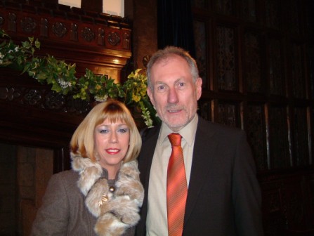 Jan and Pete Barker at Wedding of Sam Hosey and Ian Knuckey ~ Bramhall Hall