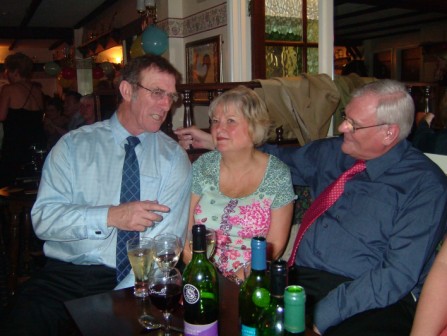 Roy, Adrienne and Bill at Val's Party