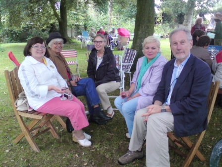 Exeter Twinning Circle Summer Barbeque_Guests from Russia as well as members from Croatia, Germany and England