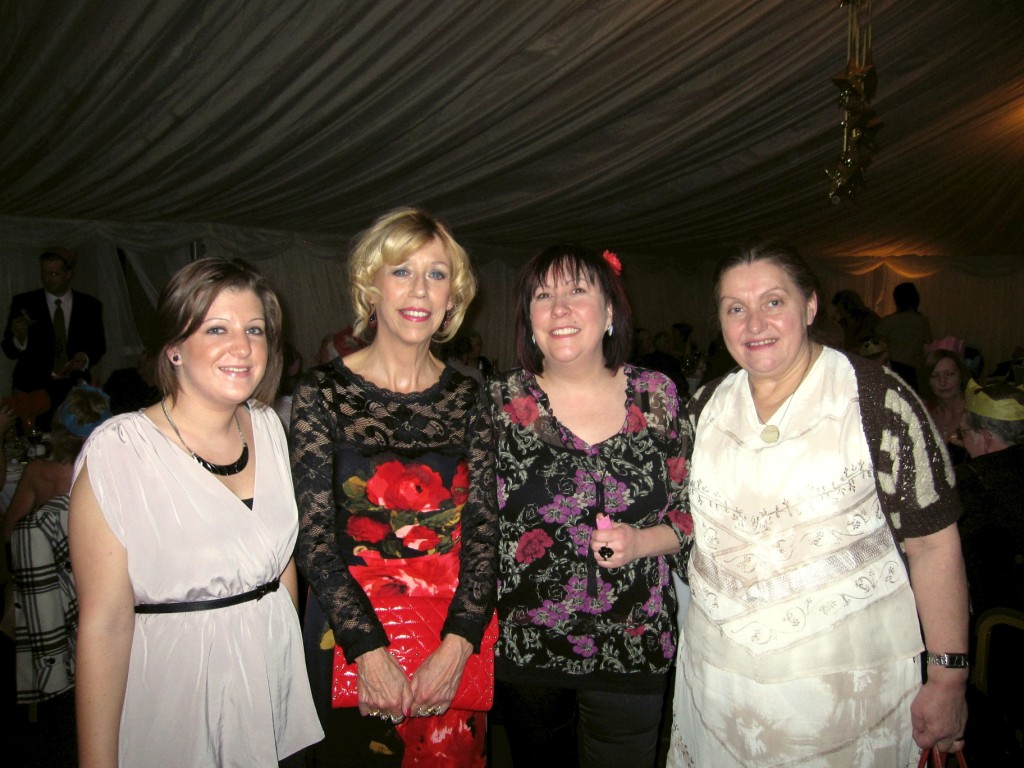 Jan Barker, Sharon Barker and Kate Eagan at East Devon Hospitals Dinner and Dance