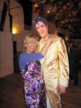 Jan Barker with New Dancing Partner at Wedding of Christine Davis and Duncan Bryant, Sutton Barton, Cullompton