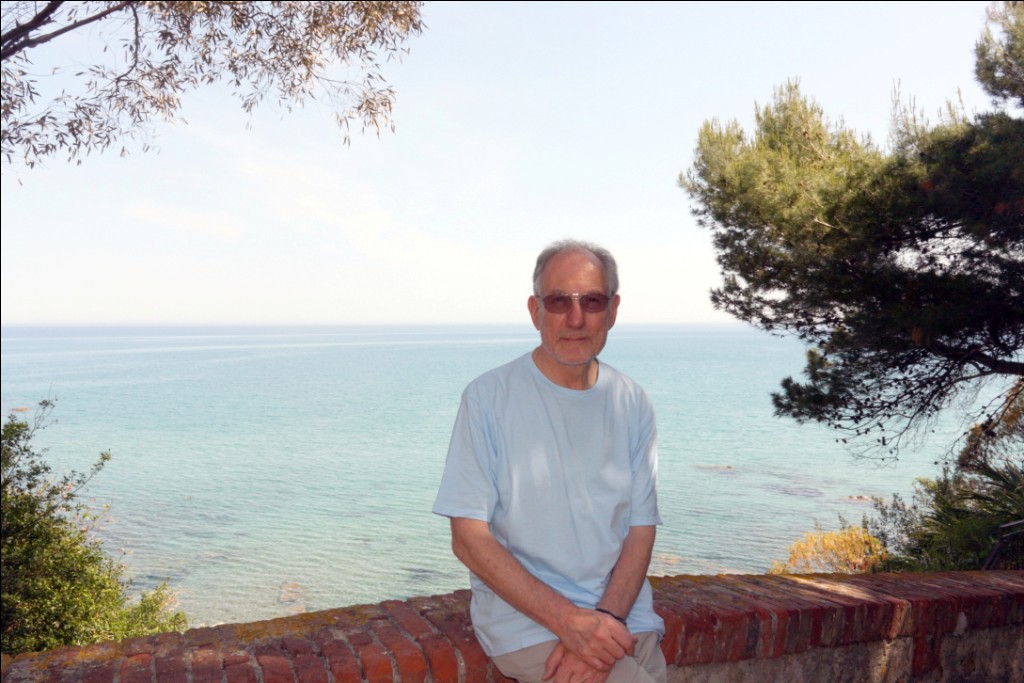 Peter Barker at Hotel Santa Lucia e le Sabbie d'Oro, Cefalu, Sicily, Italy
