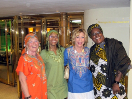Jan Barker and other Party Goers at Egyptian Night on-board Nile Cruiser Ramadis I