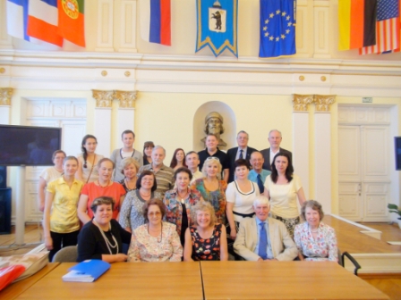 Members of Yaroslavl - Exeter Friendship Society and Exeter - Yaroslavl Twinning Association at Yaroslavl City Hall / Члены Ярославского Эксетера общества дружбы и Эксетера Ярославского Твиннинг Ассоциации в Ярославлской Мэрии