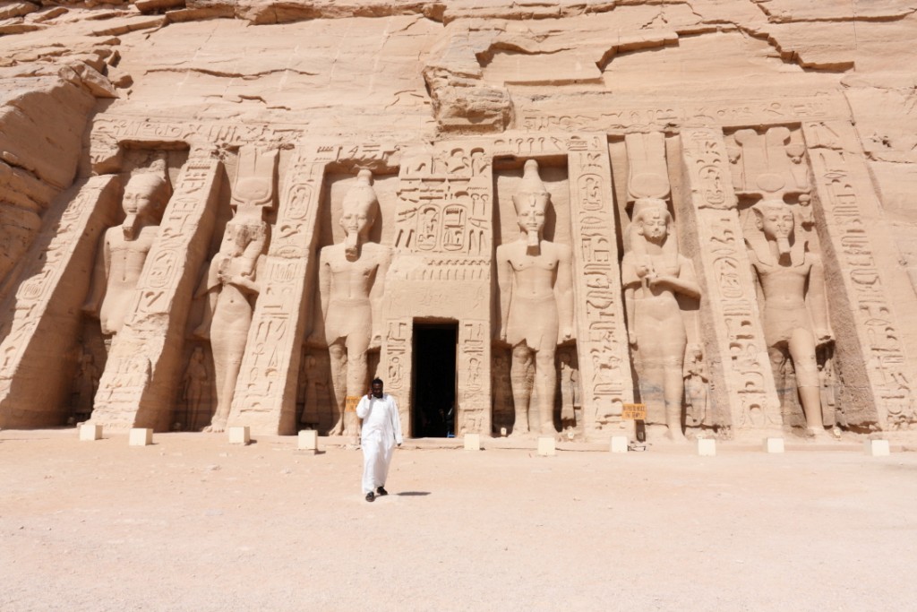 Temple of Hathor dedicated to Queen Nefertari, Abu Simbel, Egypt