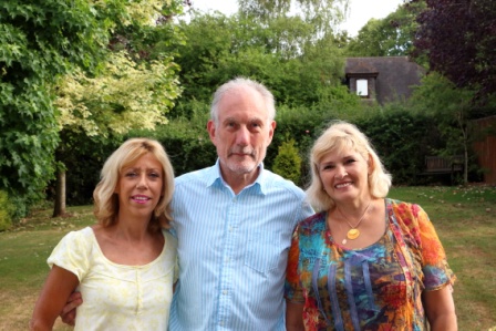 Jeanette Barker and Peter Barker saying goodbye to our Russian Guest, Natalya