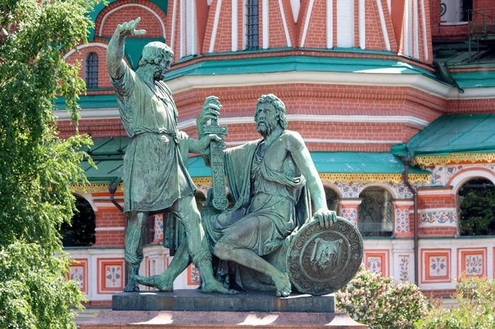 Памятник Кузьме Минину и Monument to Kuzma Minin and Dmitry Pozharsky, Red Square, Moscow, Russia / Дмитрию Пожарскому, Красная Площадь, Москва, Россия