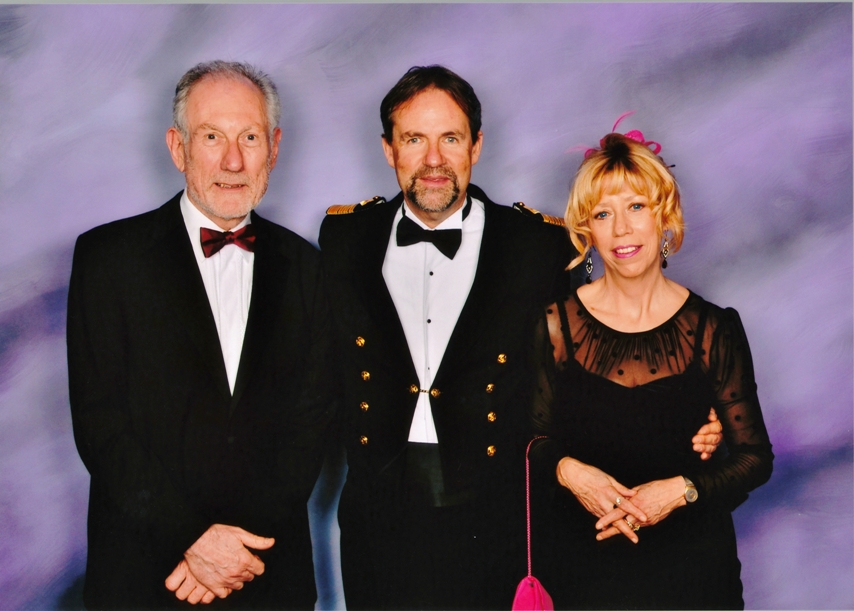 Peter Barker, Captain Hugh and Jeanette Barker, Formal Night on Thomson Celebration