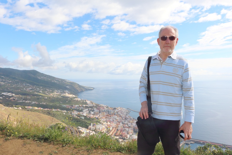Peter Barker at Mirador de la Conception, Santa Cruz de la Palma, Canary Islands